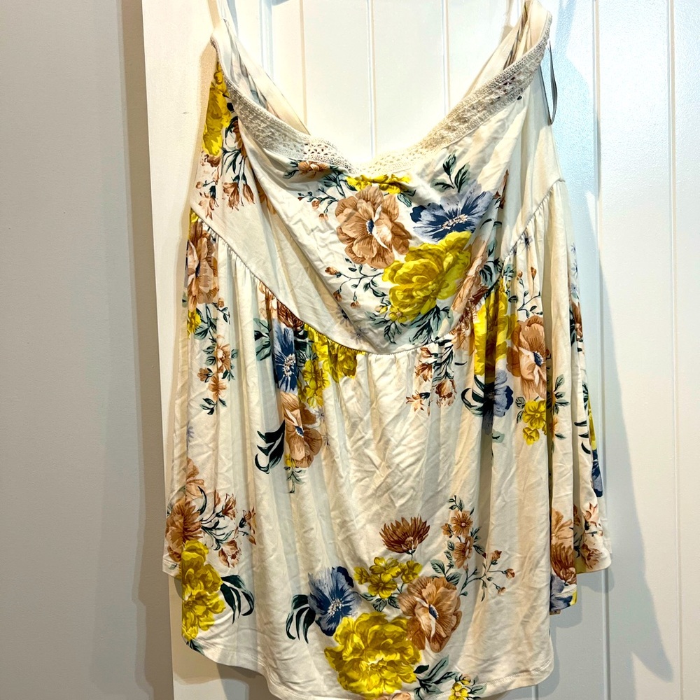Torrid babydoll style tube top nwt sz 3